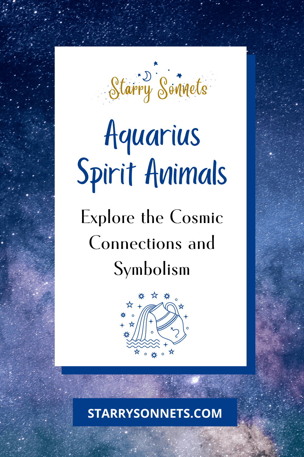 Aquarius Spirit Animal Explore Cosmic Connections & Symbolism• Starry