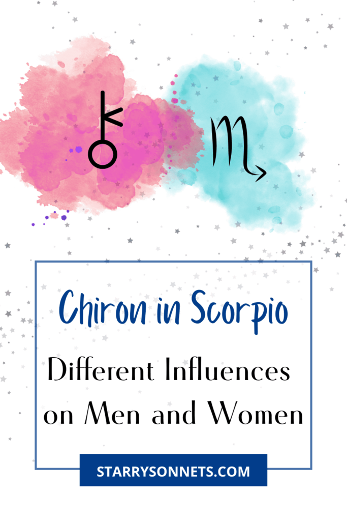 Pinterest Pin for Chiron in Scorpio