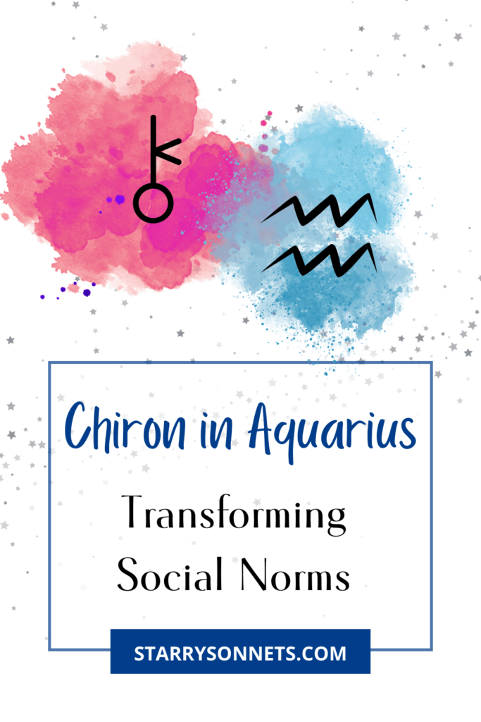 Pinterest Pin for Chiron in Aquarius