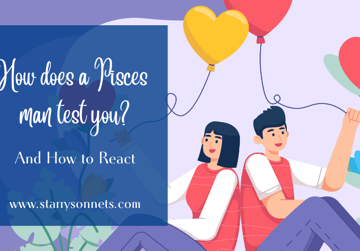 Two couples holding a heart balloons as a featured image for how does a pisces man test you